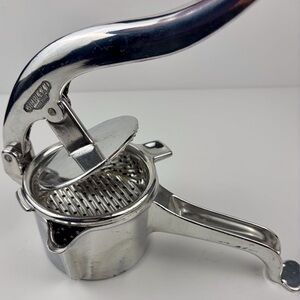 Vintage Simplex 1  Manual Aluminum Metal Fruit Juicer Made In Italy 8 inch
